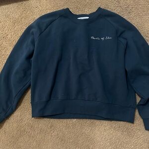 Navy blue Athleta Power of She sweat shirt